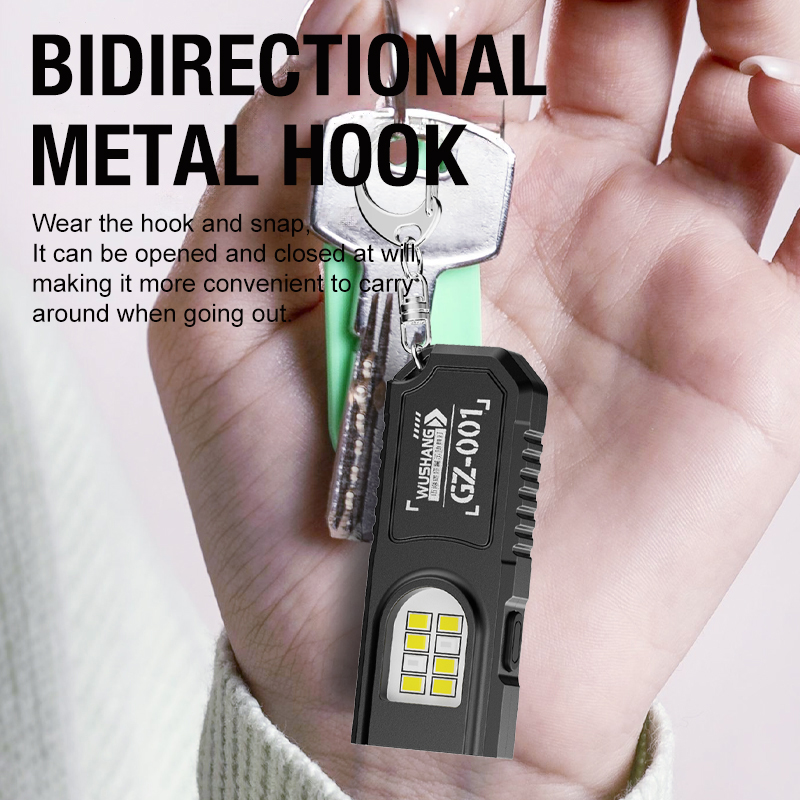 Portable Keychain LED COB Flas - Outdoor Lighting Electric recension och pris