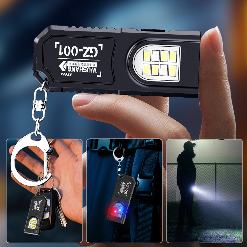 Portable Keychain LED COB Flas - Outdoor Lighting Electric recension och pris
