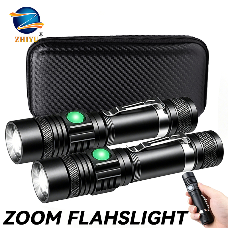 T6 LED Rechargeable Flashlight - Outdoor Lighting Electric recension och pris