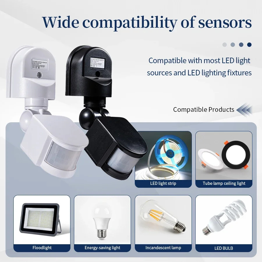 PIR Motion Sensor 220V 110V 12 - Outdoor Lighting Motion Sensor recension och pris