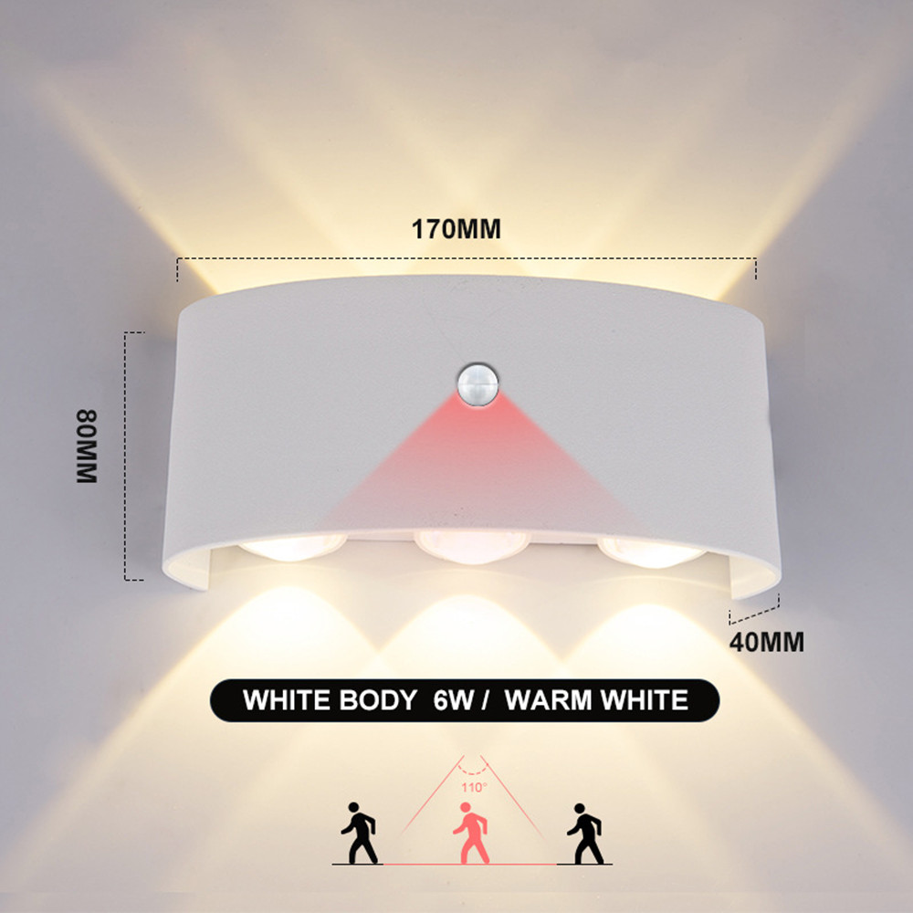 PIR Motion Sensor Wall Lamp AC - Outdoor Lighting Wall Mount recension och pris