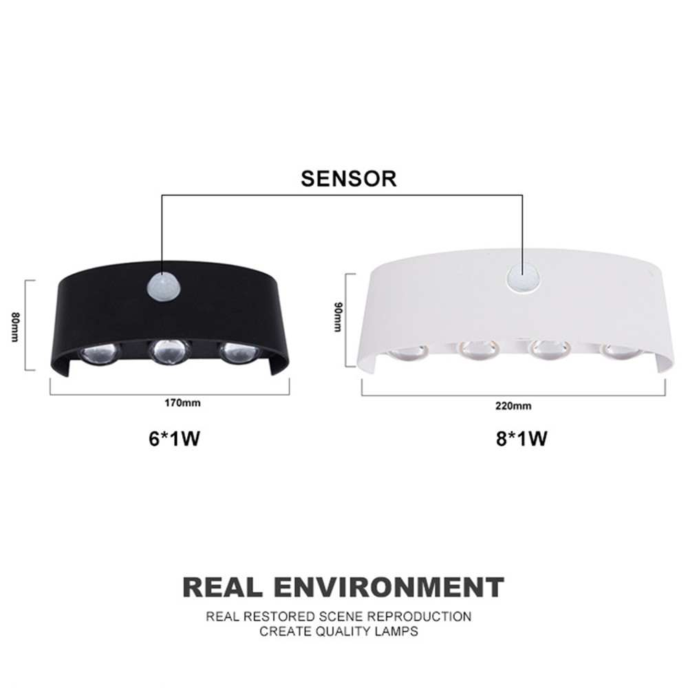 PIR Motion Sensor Wall Lamp AC - Outdoor Lighting Wall Mount recension och pris