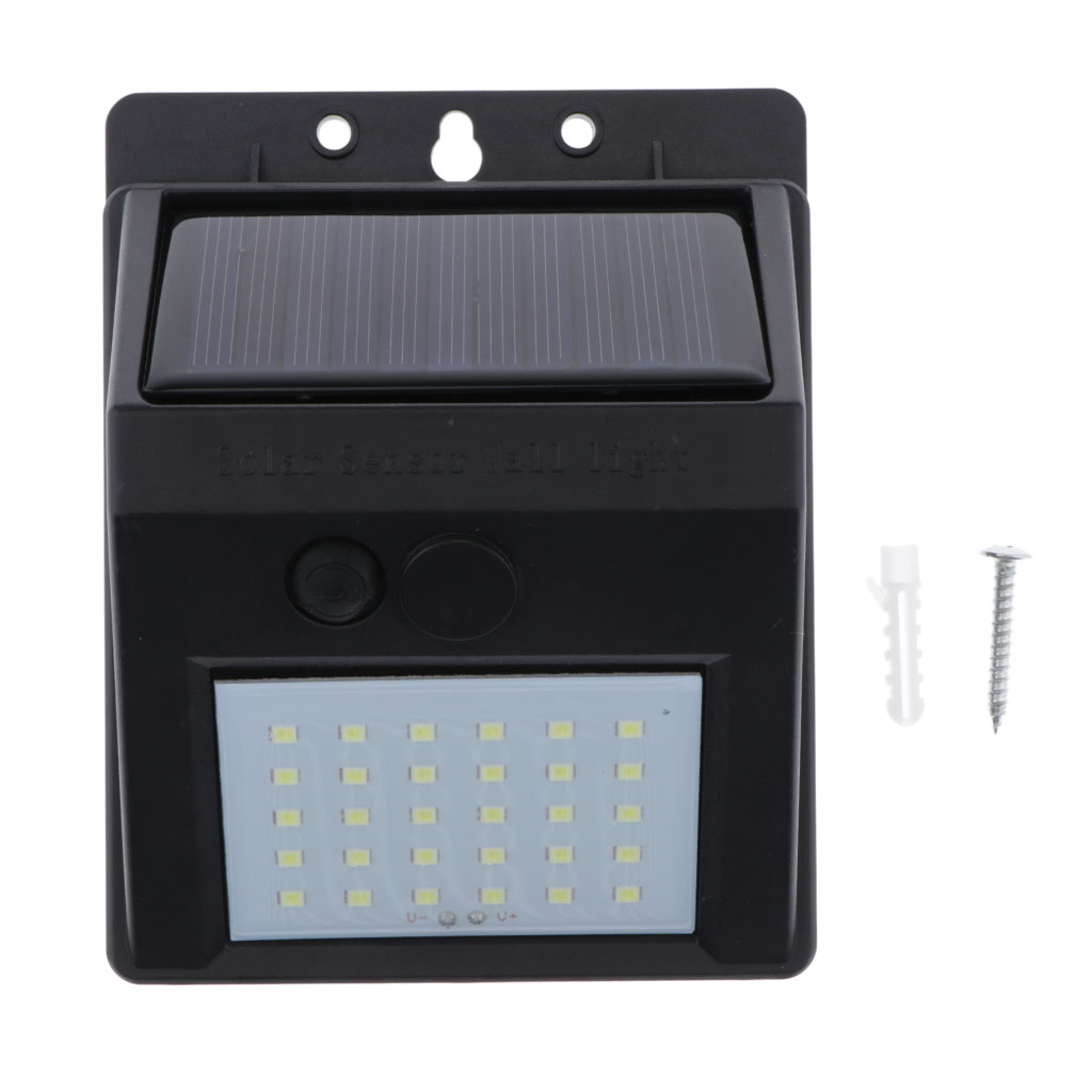 Outdoor Solar Powered LED Wall - Outdoor Yard Lighting Fixtures recension och pris