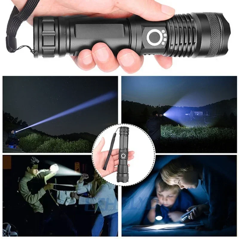 High Power XHP70 Led Flashligh - Outdoor Lighting Electric recension och pris