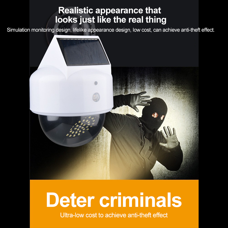 Solar Simulation Camera Motion - Outdoor Lighting Motion Sensor recension och pris