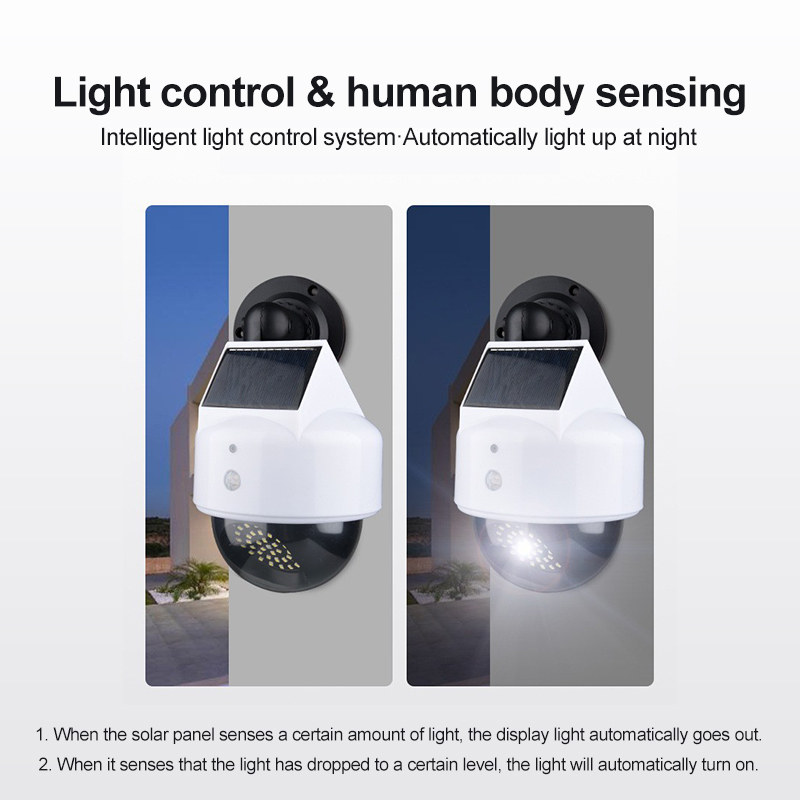 Solar Simulation Camera Motion - Outdoor Lighting Motion Sensor recension och pris