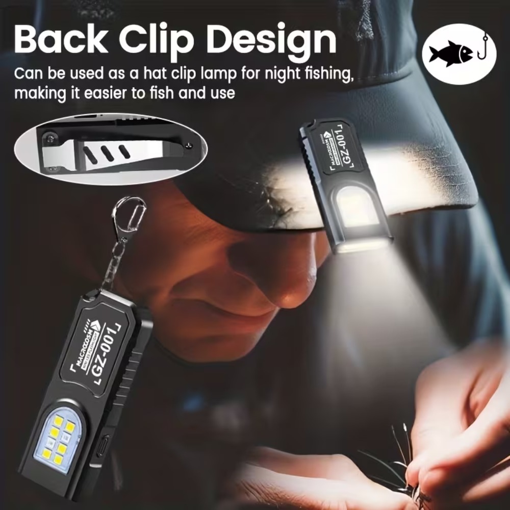 Mini COB LED Keychain Flashlig - Outdoor Lighting Electric recension och pris