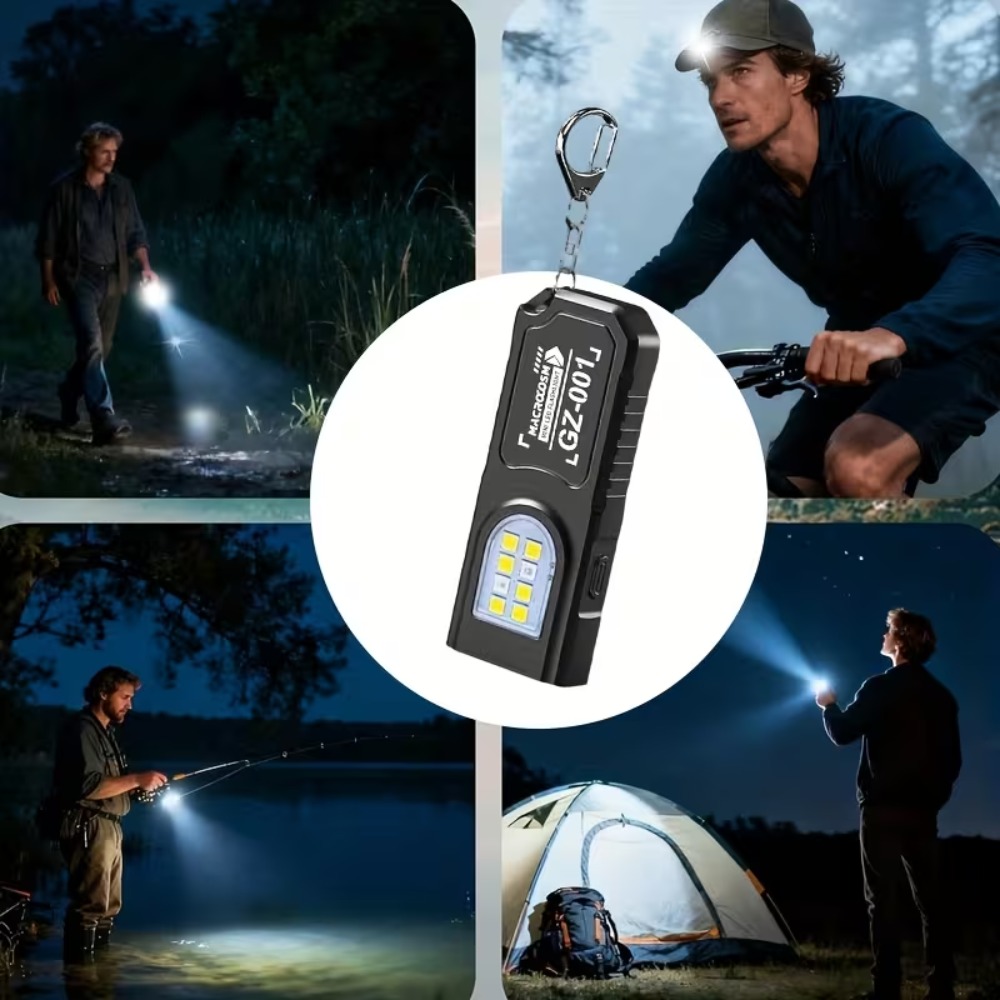 Mini COB LED Keychain Flashlig - Outdoor Lighting Electric recension och pris